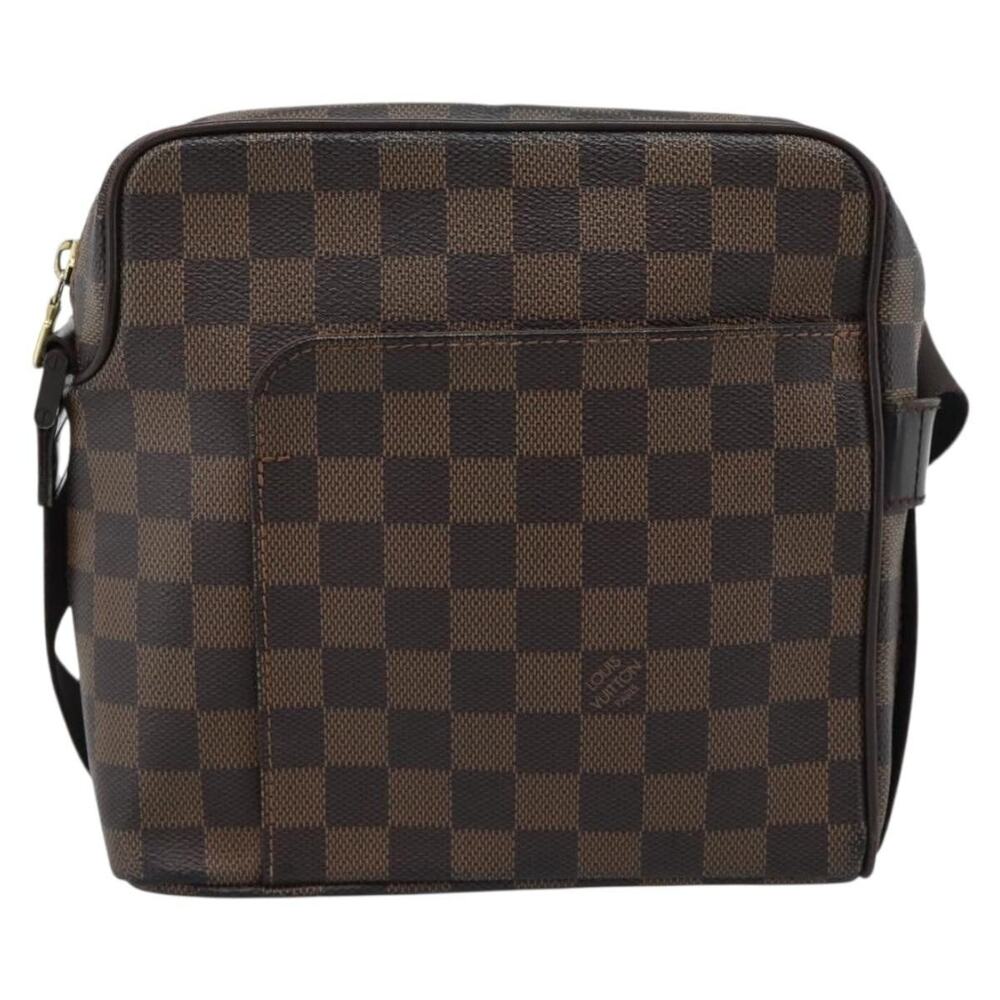 Louis Vuitton Damier Ebene Olaf PM Shoulder Bag Brown